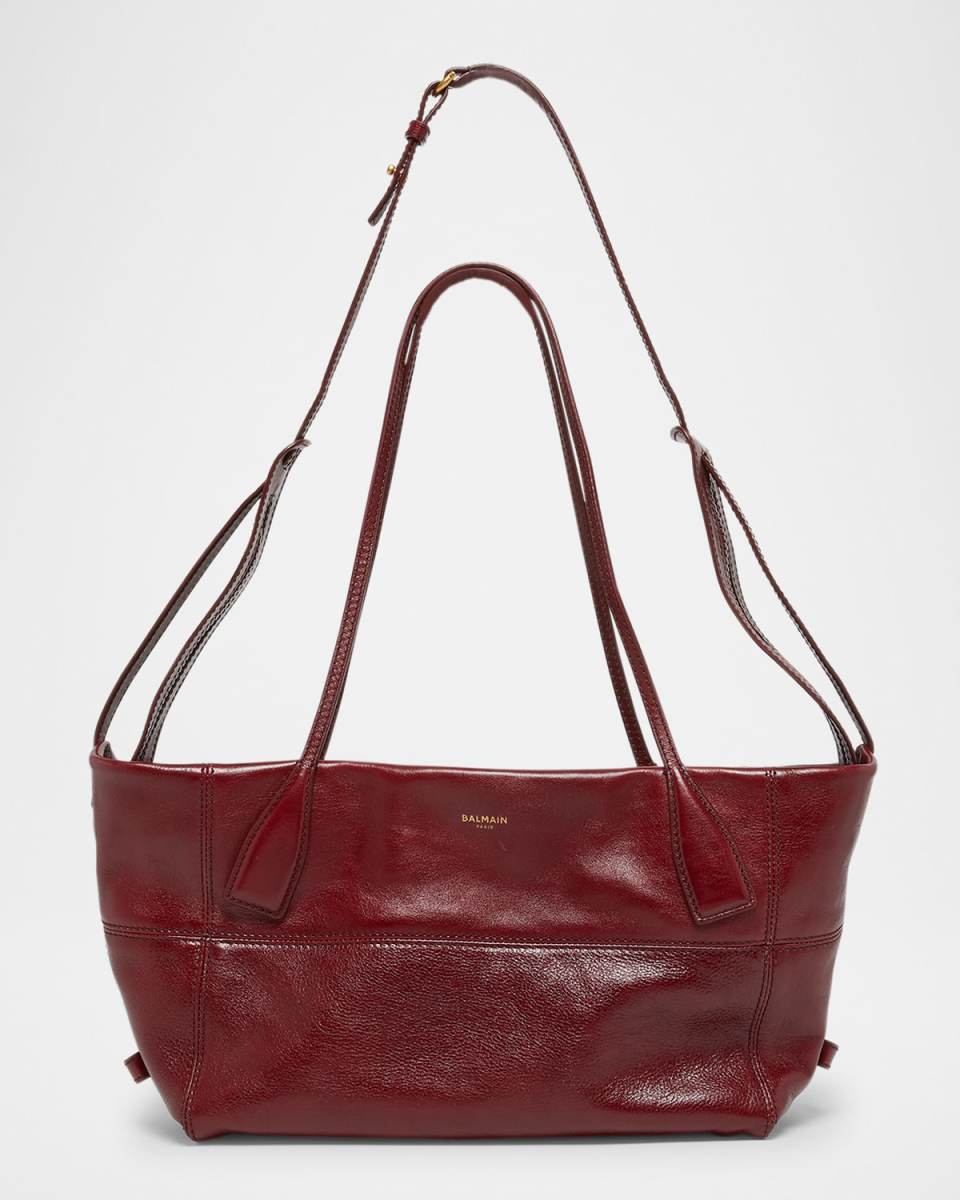 Track Tote Bag in Paneled Leather